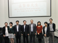 CUHK representatives warmly welcome the two writers